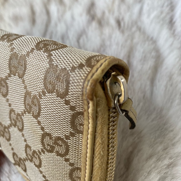 Authentic Gucci GG Monogram Zip Around Wallet - Picture 9 of 15